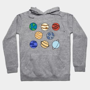 Solar System Planets Hoodie